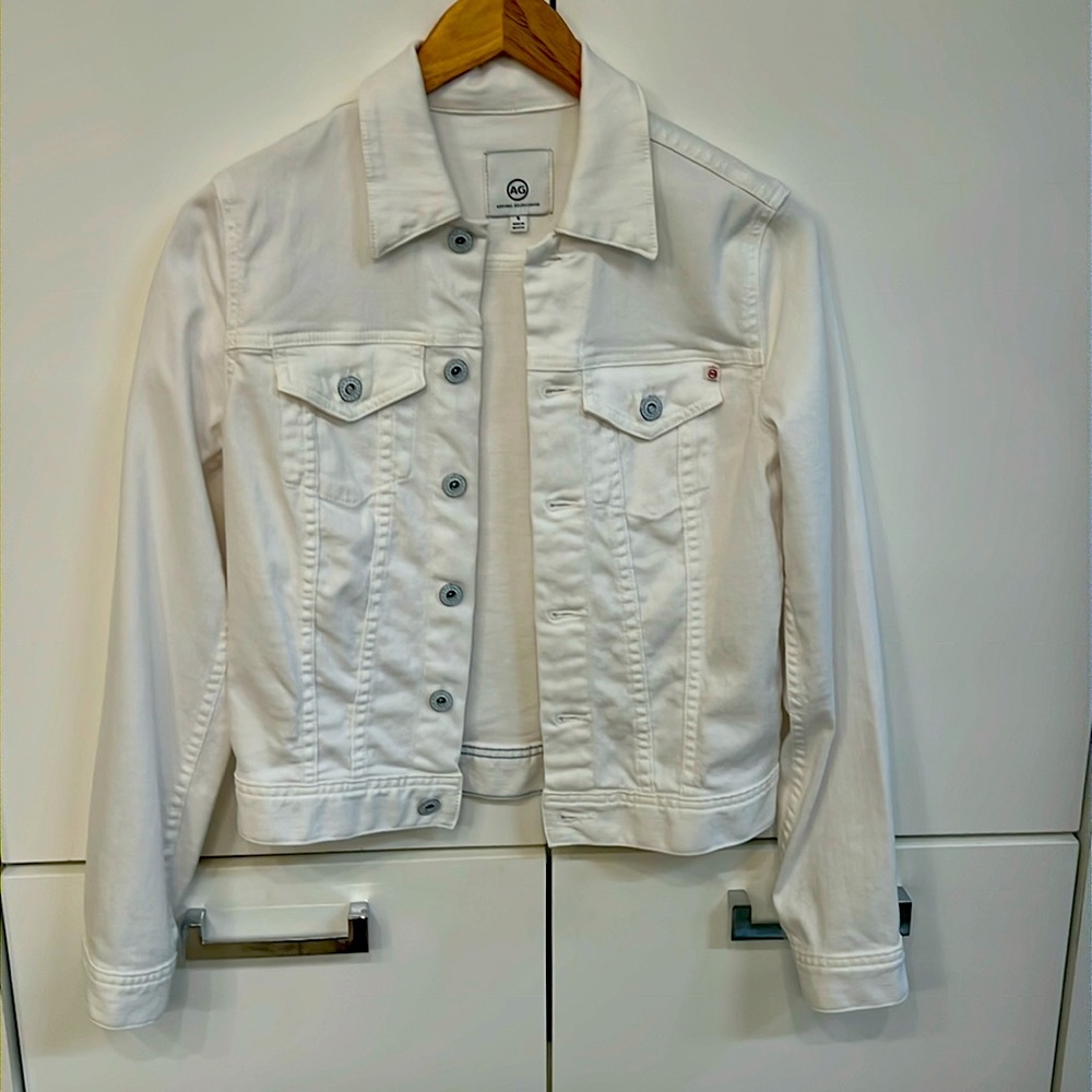 White AG Jean jacket never worn